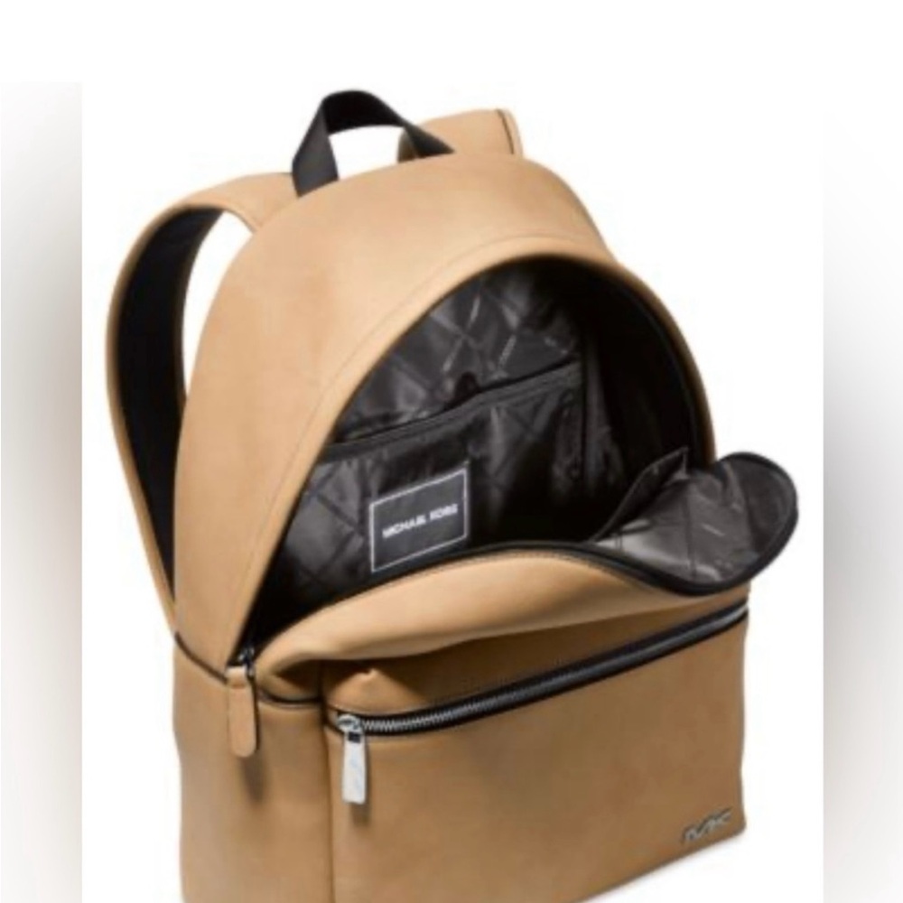 Michael Kors Beige Leather Backpack - Picture 4 of 5